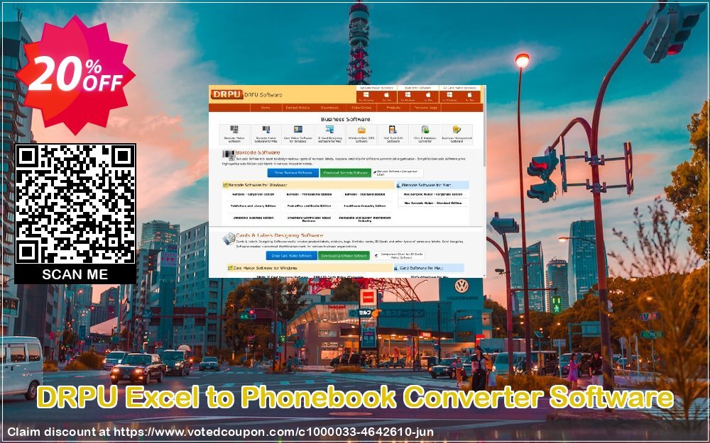 DRPU Excel to Phonebook Converter Software Coupon, discount Wide-site discount 2024 DRPU Excel to Phonebook Converter Software. Promotion: super deals code of DRPU Excel to Phonebook Converter Software 2024