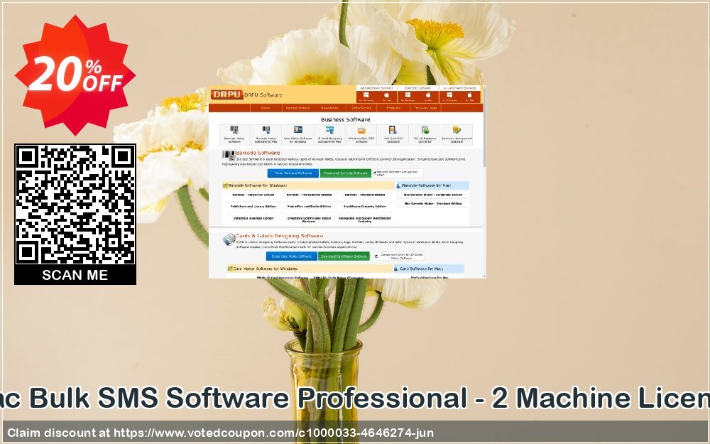 MAC Bulk SMS Software Professional - 2 MAChine Plan Coupon, discount Wide-site discount 2024 Mac Bulk SMS Software Professional - 2 Machine License. Promotion: wonderful promo code of Mac Bulk SMS Software Professional - 2 Machine License 2024