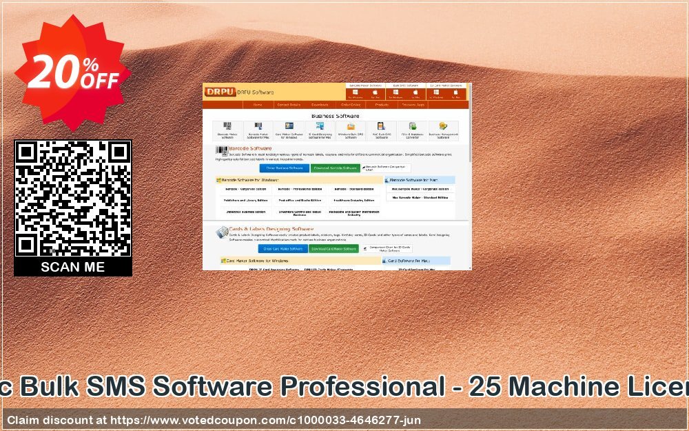 MAC Bulk SMS Software Professional - 25 MAChine Plan Coupon, discount Wide-site discount 2024 Mac Bulk SMS Software Professional - 25 Machine License. Promotion: staggering sales code of Mac Bulk SMS Software Professional - 25 Machine License 2024