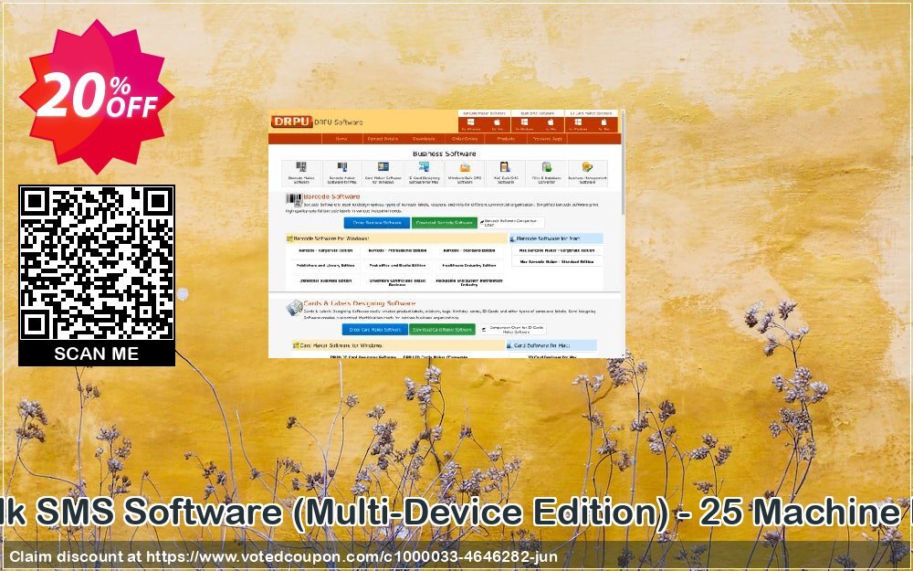 MAC Bulk SMS Software, Multi-Device Edition - 25 MAChine Plan Coupon, discount Wide-site discount 2024 Mac Bulk SMS Software (Multi-Device Edition) - 25 Machine License. Promotion: fearsome discounts code of Mac Bulk SMS Software (Multi-Device Edition) - 25 Machine License 2024
