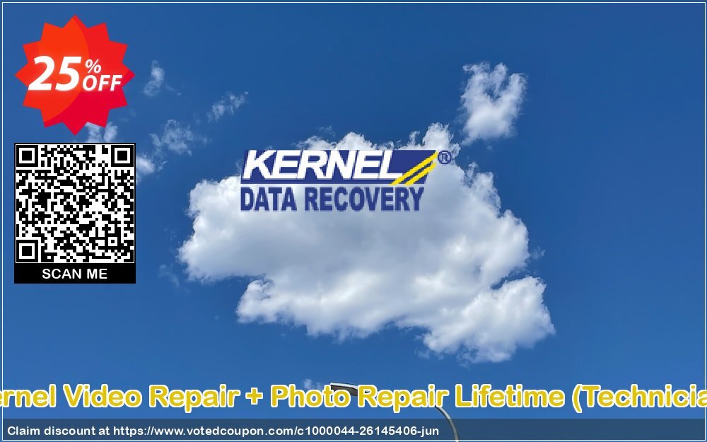 Kernel Video Repair + Photo Repair Lifetime, Technician  Coupon, discount Kernel Video Repair - Technician Lifetime License Stirring offer code 2024. Promotion: Stirring offer code of Kernel Video Repair - Technician Lifetime License 2024
