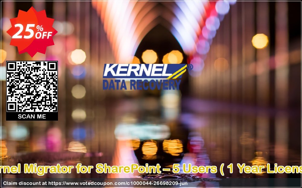 Kernel Migrator for SharePoint – 5 Users,  Yearly Plan   Coupon Code Jun 2024, 25% OFF - VotedCoupon