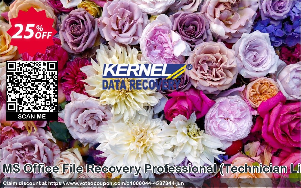 Kernel MS Office File Recovery Professional, Technician Plan  Coupon, discount MS Office Repair (Professional) - Technician License awesome offer code 2024. Promotion: awesome offer code of MS Office Repair (Professional) - Technician License 2024