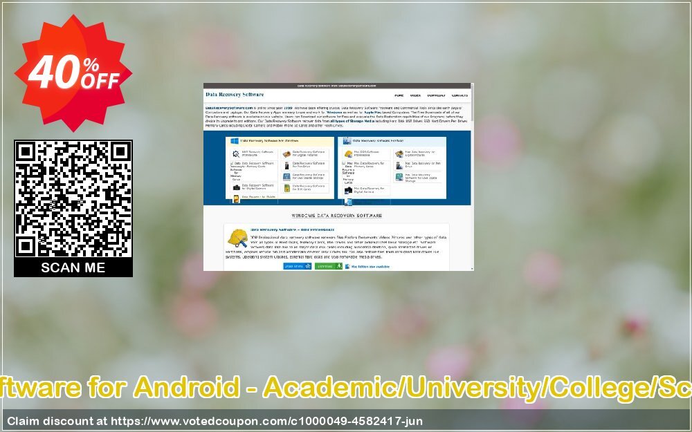 Data Recovery Software for Android - Academic/University/College/School User Plan Coupon, discount Data Recovery Software for Android - Academic/University/College/School User License amazing offer code 2024. Promotion: amazing offer code of Data Recovery Software for Android - Academic/University/College/School User License 2024
