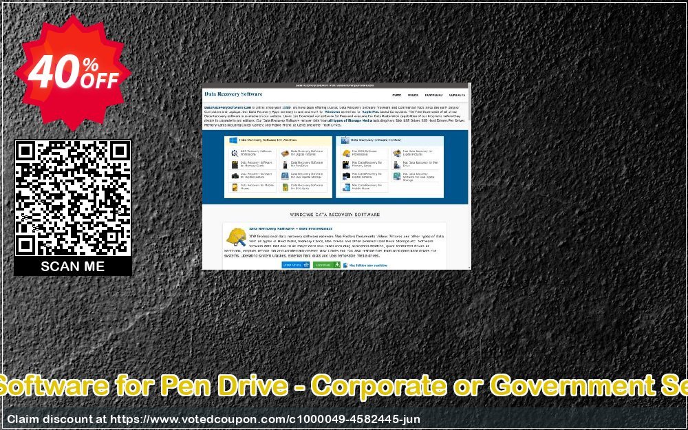 MAC Data Recovery Software for Pen Drive - Corporate or Government Segment User Plan Coupon Code Jun 2024, 40% OFF - VotedCoupon