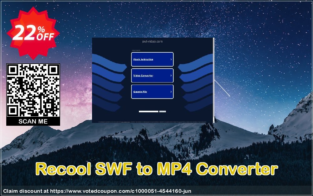 Recool SWF to MP4 Converter Coupon, discount Recool SWF to MP4 Converter formidable sales code 2024. Promotion: formidable sales code of Recool SWF to MP4 Converter 2024