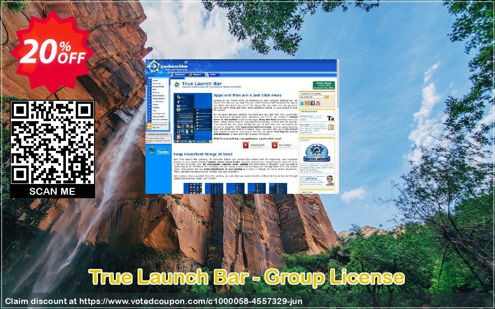 True Launch Bar - Group Plan Coupon, discount True Launch Bar - Group License special offer code 2024. Promotion: special offer code of True Launch Bar - Group License 2024