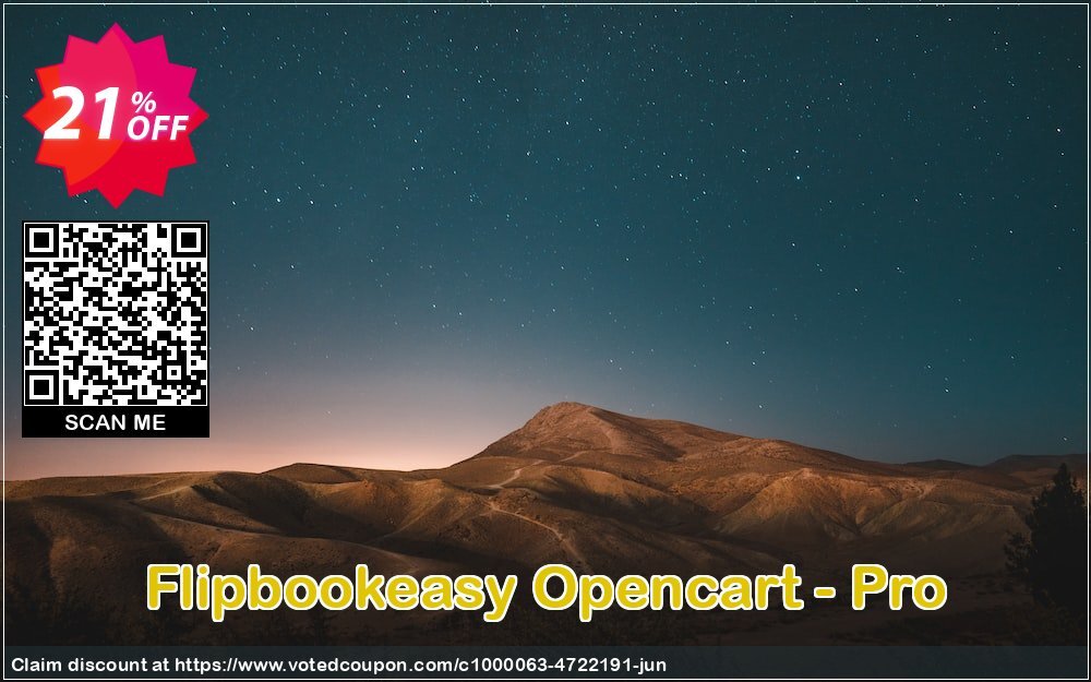 Flipbookeasy Opencart - Pro Coupon, discount Flipbookeasy - Opencart - Professional big sales code 2024. Promotion: big sales code of Flipbookeasy - Opencart - Professional 2024