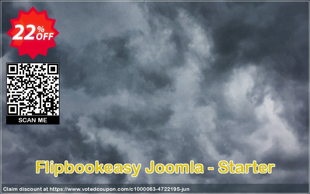 Flipbookeasy Joomla - Starter Coupon, discount Flipbookeasy - Joomla - Starter awesome promo code 2024. Promotion: awesome promo code of Flipbookeasy - Joomla - Starter 2024