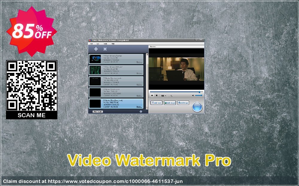 Video Watermark Pro Coupon, discount Video Watermark Pro (Discount) hottest promo code 2024. Promotion: hottest promo code of Video Watermark Pro (Discount) 2024