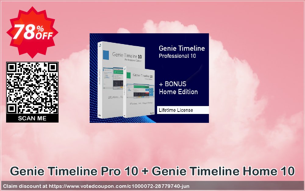 Genie Timeline Pro 10 + Genie Timeline Home 10 Coupon, discount Genie Timeline Pro 10 + GTL Home 10 Free Imposing discounts code 2024. Promotion: Imposing discounts code of Genie Timeline Pro 10 + GTL Home 10 Free 2024