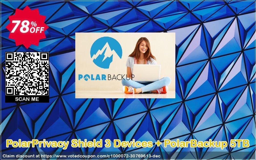 PolarPrivacy Shield 3 Devices + PolarBackup 5TB Coupon Code Jun 2024, 78% OFF - VotedCoupon