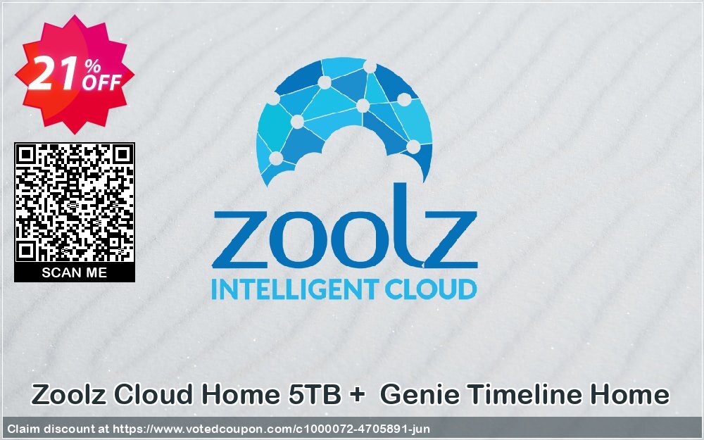 Zoolz Cloud Home 5TB +  Genie Timeline Home Coupon, discount Zoolz Home Cloud 500 GB With 500 GB Instant Vault- LIFETIME (Special Offer) stunning discount code 2024. Promotion: stunning discount code of Zoolz Home Cloud 500 GB With 500 GB Instant Vault- LIFETIME (Special Offer) 2024