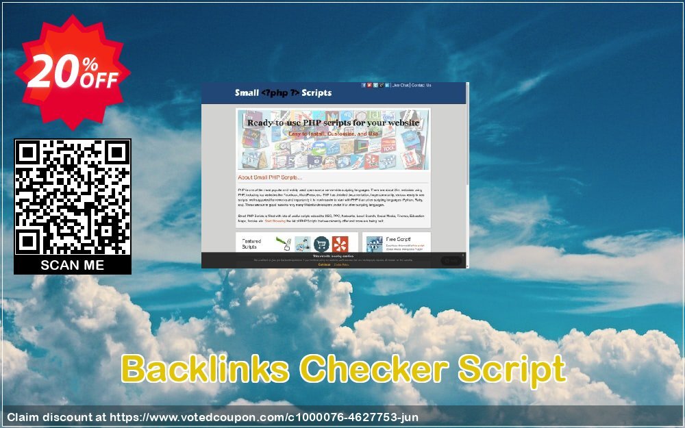 Backlinks Checker Script Coupon, discount Backlinks Checker Script Big promotions code 2024. Promotion: hottest sales code of Backlinks Checker Script 2024