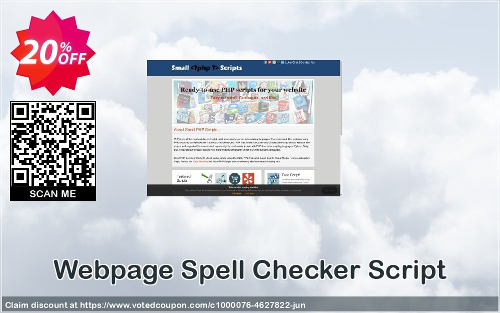 Webpage Spell Checker Script Coupon, discount Webpage Spell Checker Script Big discounts code 2024. Promotion: hottest promotions code of Webpage Spell Checker Script 2024