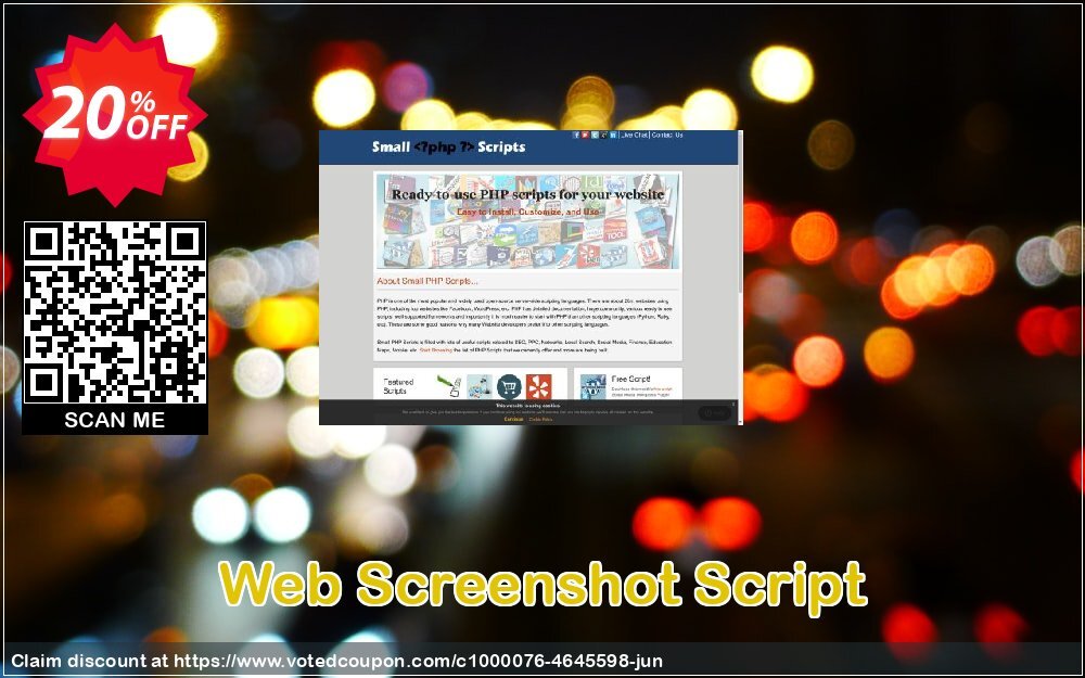 Web Screenshot Script Coupon Code Jun 2024, 20% OFF - VotedCoupon
