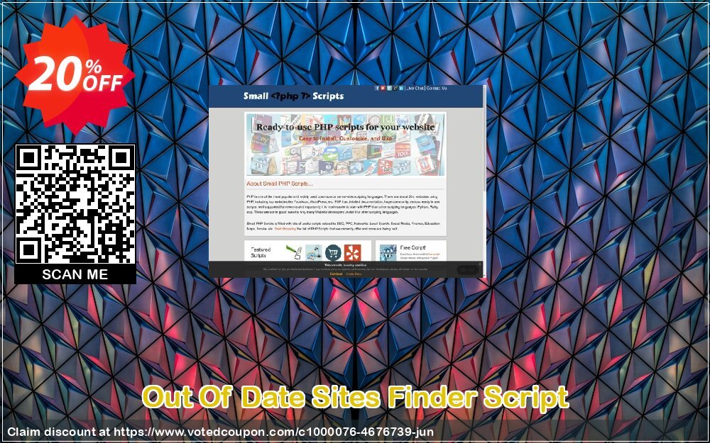 Out Of Date Sites Finder Script Coupon Code Jun 2024, 20% OFF - VotedCoupon
