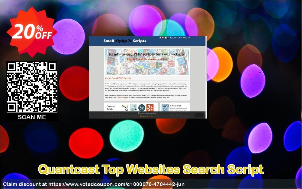 Quantcast Top Websites Search Script Coupon Code Jun 2024, 20% OFF - VotedCoupon