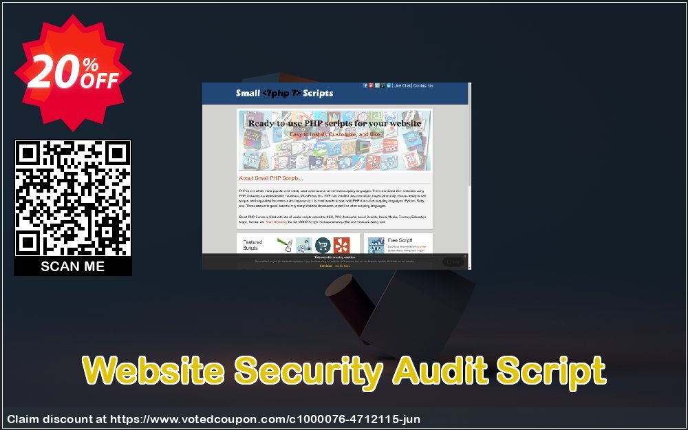 Website Security Audit Script Coupon, discount Website Security Audit Script Super promo code 2024. Promotion: best discounts code of Website Security Audit Script 2024