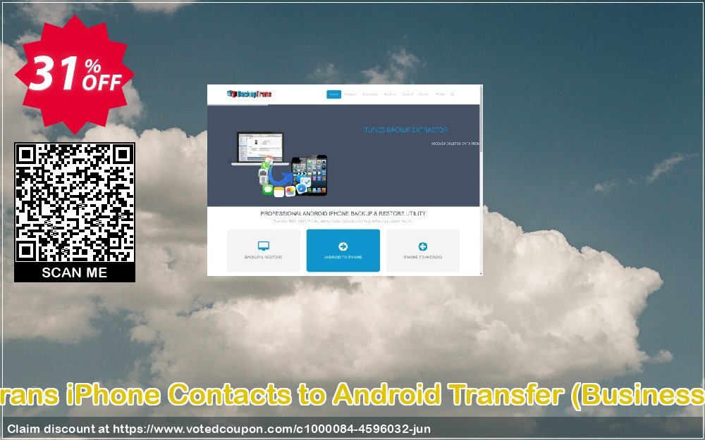 Backuptrans iPhone Contacts to Android Transfer, Business Edition  Coupon Code Jun 2024, 31% OFF - VotedCoupon