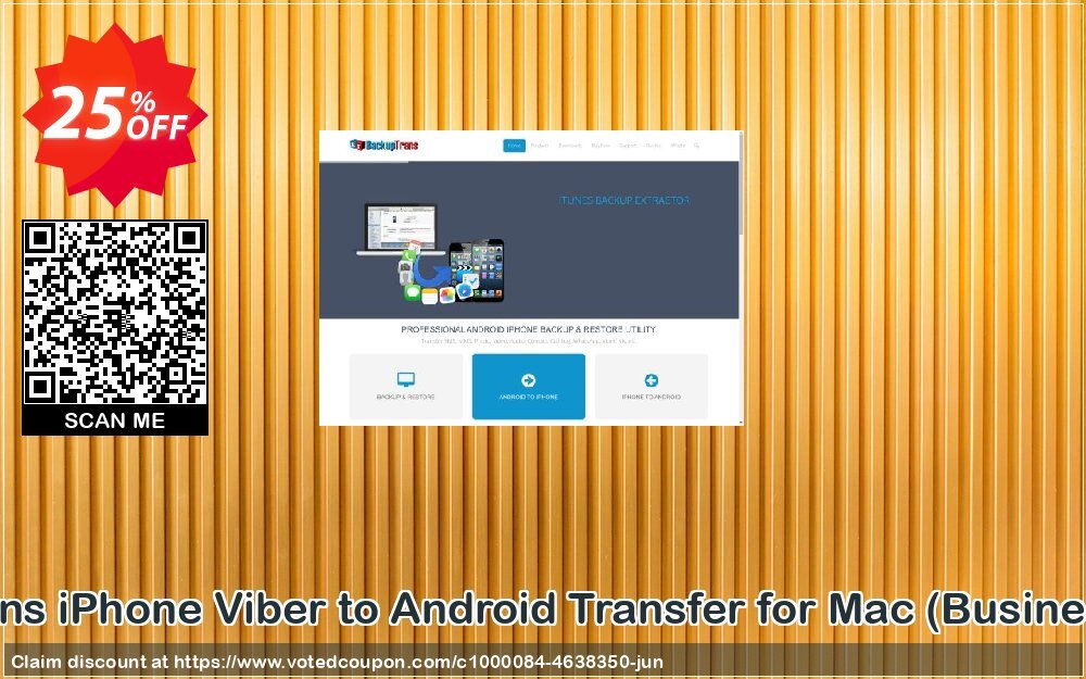 Backuptrans iPhone Viber to Android Transfer for MAC, Business Edition  Coupon, discount Backuptrans iPhone Viber to Android Transfer for Mac (Business Edition) awful promotions code 2024. Promotion: wondrous discounts code of Backuptrans iPhone Viber to Android Transfer for Mac (Business Edition) 2024