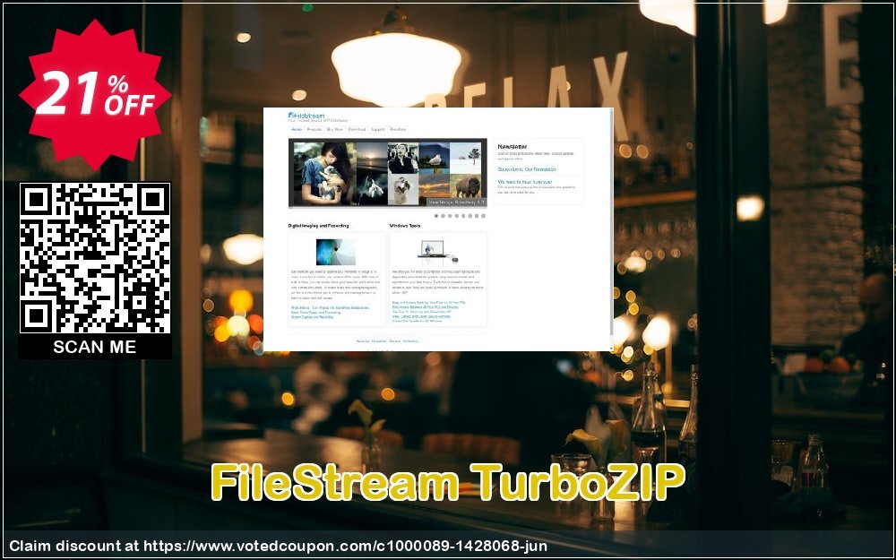 FileStream TurboZIP Coupon, discount FileStream TurboZIP amazing sales code 2024. Promotion: amazing sales code of FileStream TurboZIP 2024