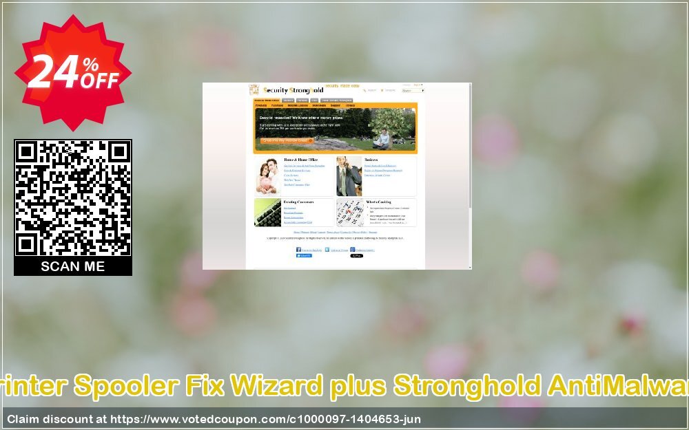 Printer Spooler Fix Wizard plus Stronghold AntiMalware Coupon, discount Printer Spooler Fix Wizard plus Stronghold AntiMalware wonderful sales code 2024. Promotion: wonderful sales code of Printer Spooler Fix Wizard plus Stronghold AntiMalware 2024