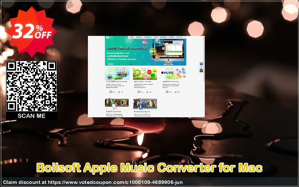 Boilsoft Apple Music Converter for MAC Coupon, discount Boilsoft Apple Music Converter for Mac staggering sales code 2024. Promotion: staggering sales code of Boilsoft Apple Music Converter for Mac 2024