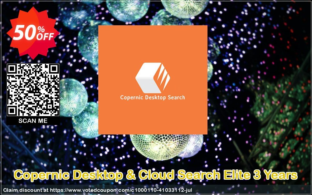 Copernic Desktop & Cloud Search Elite 3 Years Coupon, discount Copernic Affiliate Everyday Promo. Promotion: stunning offer code of Copernic Desktop Search - Full Edition (1 year) 2024