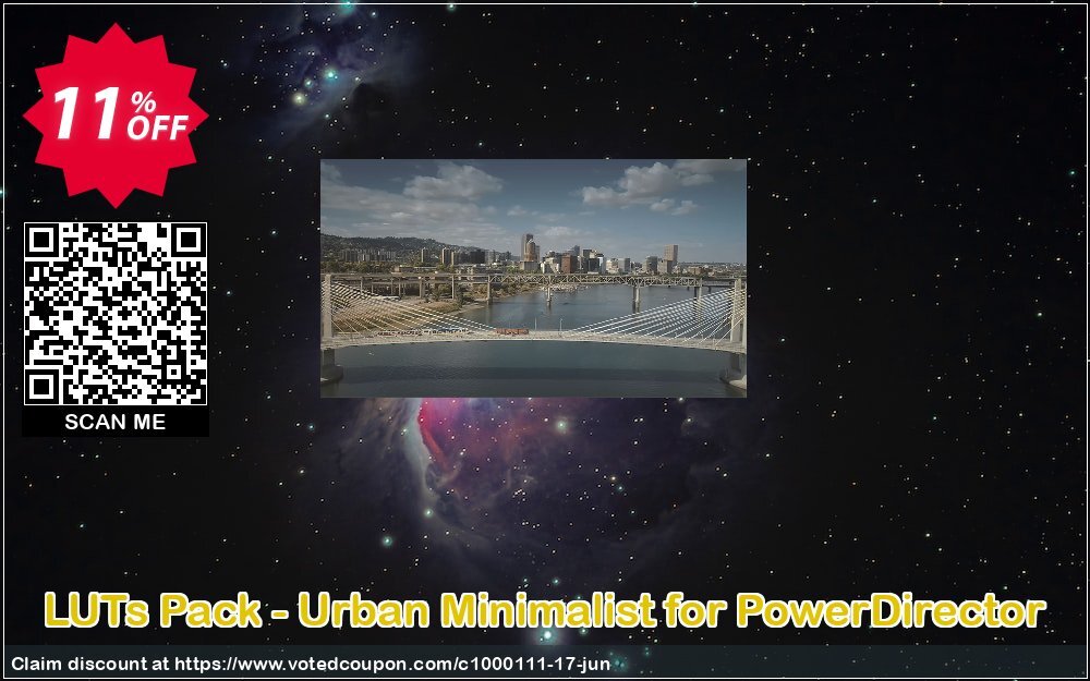 LUTs Pack - Urban Minimalist for PowerDirector Coupon, discount LUTs Pack - Urban Minimalist for PowerDirector Deal. Promotion: LUTs Pack - Urban Minimalist for PowerDirector Exclusive offer