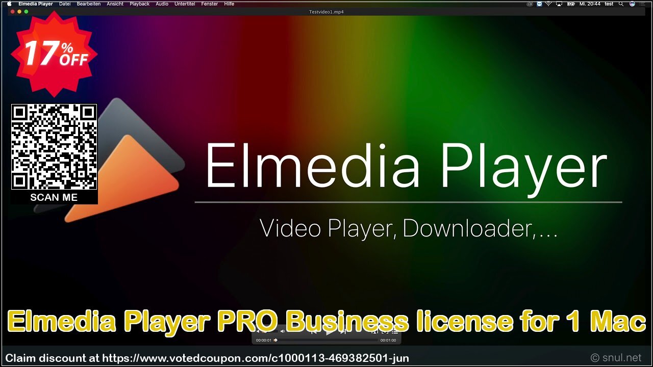 Elmedia Player PRO Business Plan for 1 MAC