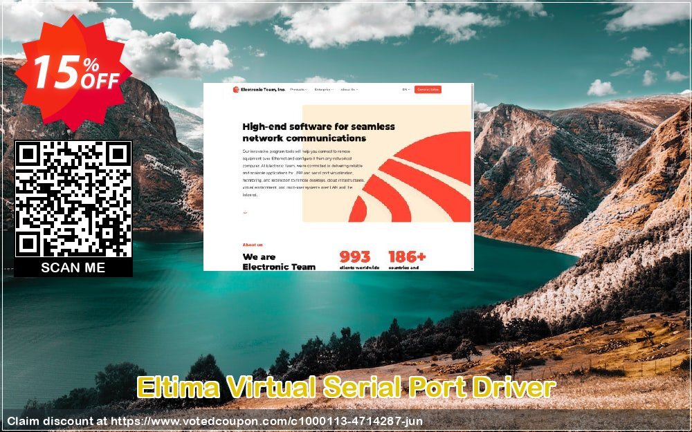 Eltima Virtual Serial Port Driver Coupon Code Jun 2024, 15% OFF - VotedCoupon