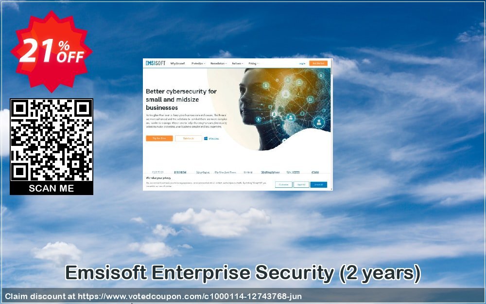 Emsisoft Enterprise Security, 2 years  Coupon, discount Emsisoft Enterprise Security amazing discounts code 2024. Promotion: amazing discounts code of Emsisoft Enterprise Security 2024