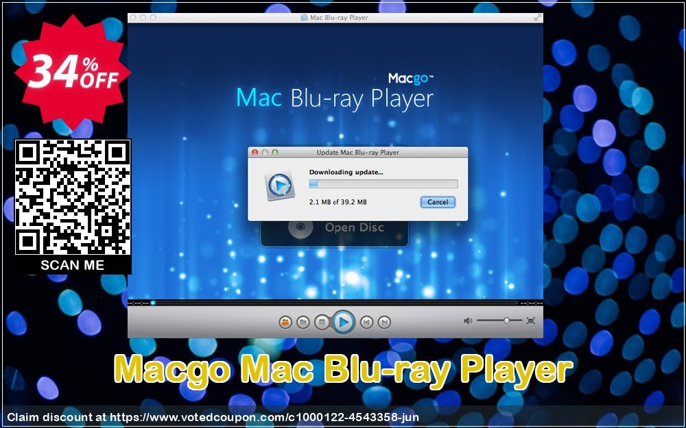 MACgo MAC Blu-ray Player Coupon, discount 33% off Coupon for Macgo Software. Promotion: marvelous promo code of Macgo Mac Blu-ray Player Standard 2024