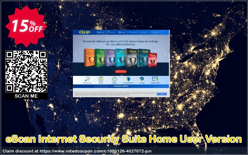 eScan Internet Security Suite Home User Version Coupon, discount eScan All SOHO Promotions. Promotion: impressive discount code of eScan Internet Security Suite Home User Version 2024