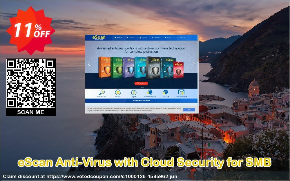 eScan Anti-Virus with Cloud Security for SMB Coupon, discount eScan Anti-Virus with Cloud Security for SMB exclusive sales code 2024. Promotion: exclusive sales code of eScan Anti-Virus with Cloud Security for SMB 2024