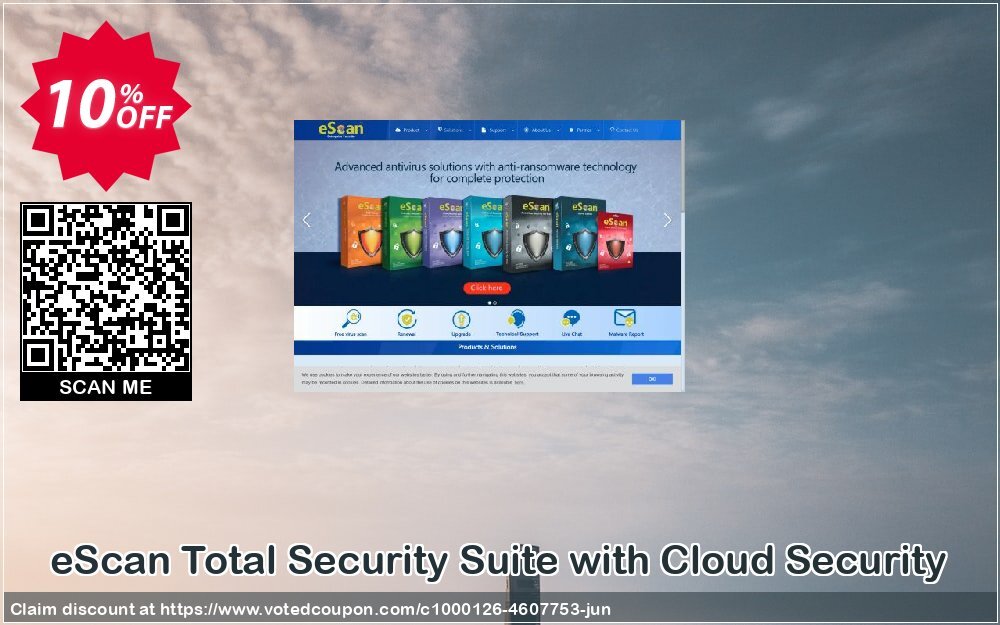 eScan Total Security Suite with Cloud Security Coupon, discount eScan Total Security Suite with Cloud Security impressive promotions code 2024. Promotion: impressive promotions code of eScan Total Security Suite with Cloud Security 2024