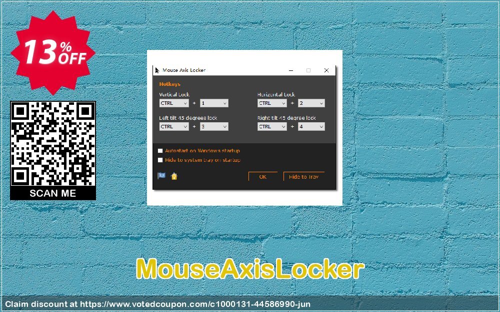 MouseAxisLocker Coupon Code Jul 2024, 11% OFF - VotedCoupon