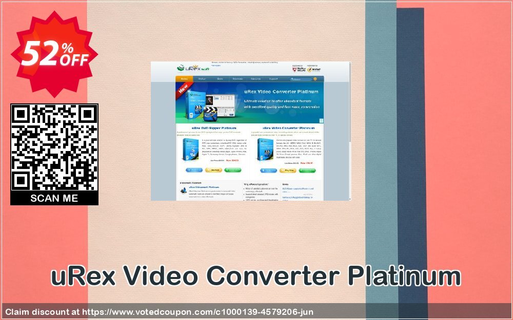 uRex Video Converter Platinum Coupon, discount 50% Off. Promotion: stunning discounts code of uRex Video Converter Platinum 2024