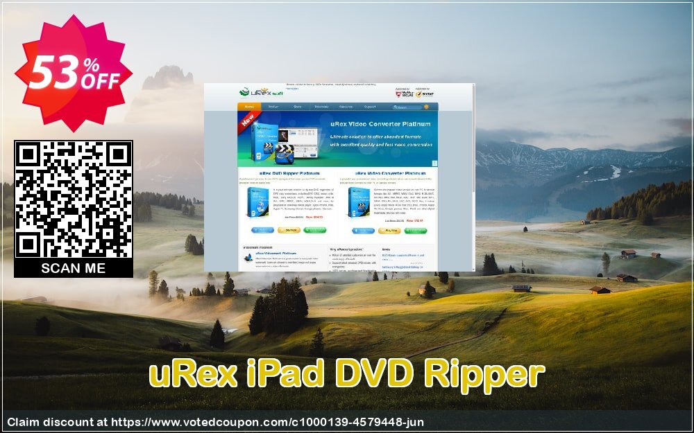 uRex iPad DVD Ripper Coupon, discount 50% Off. Promotion: awful offer code of uRex iPad DVD Ripper 2024