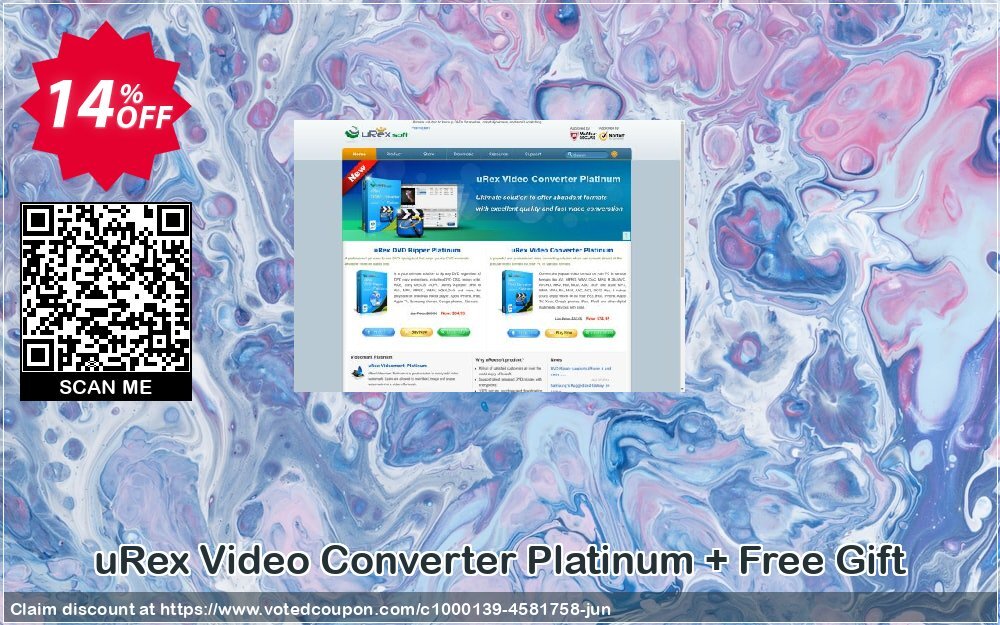uRex Video Converter Platinum + Free Gift Coupon, discount 5 USD OFF. Promotion: amazing offer code of uRex Video Converter Platinum + Free Gift 2024