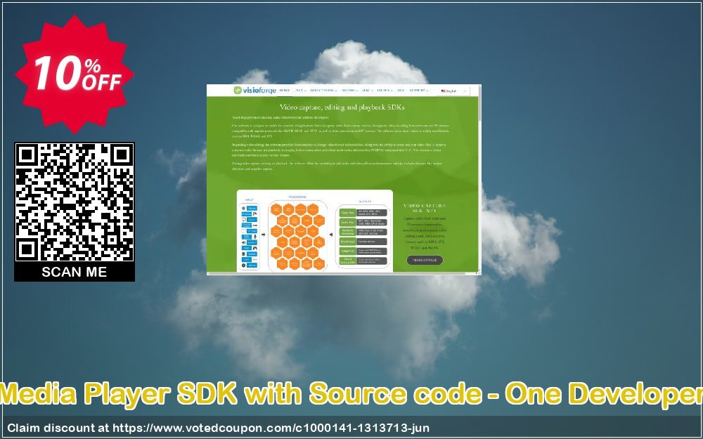 Media Player SDK with Source code - One Developer Coupon, discount 10%. Promotion: staggering discounts code of Media Player SDK with Source code - One Developer 2024