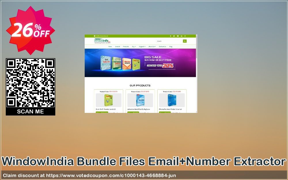 WindowIndia Bundle Files Email+Number Extractor Coupon Code Jun 2024, 26% OFF - VotedCoupon