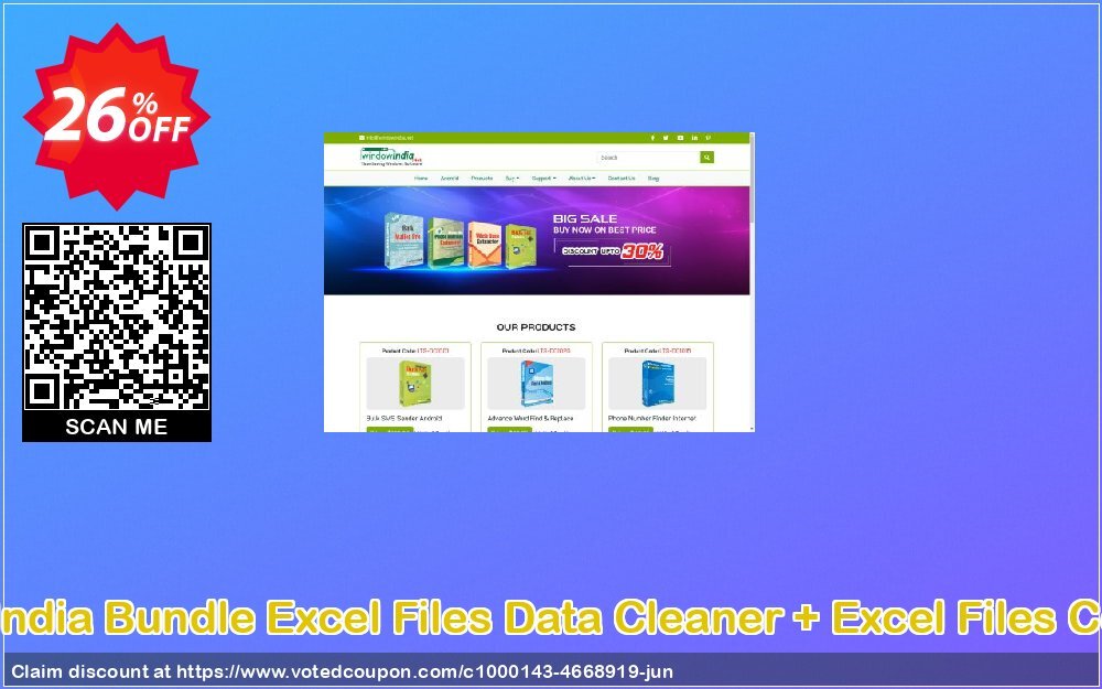 WindowIndia Bundle Excel Files Data Cleaner + Excel Files Converter Coupon Code Jun 2024, 26% OFF - VotedCoupon