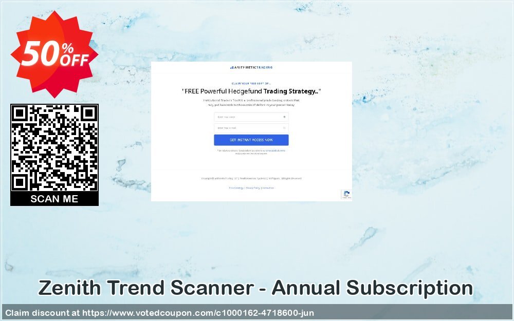 Zenith Trend Scanner - Annual Subscription Coupon, discount Zenith 50% Off. Promotion: super deals code of Zenith Trend Scanner - Annual Subscription 2024