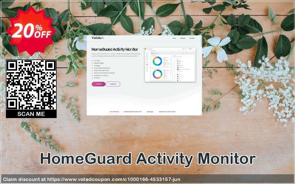 HomeGuard Activity Monitor Coupon, discount 20% off, one month. Promotion: awesome offer code of HomeGuard Activity Monitor 2024