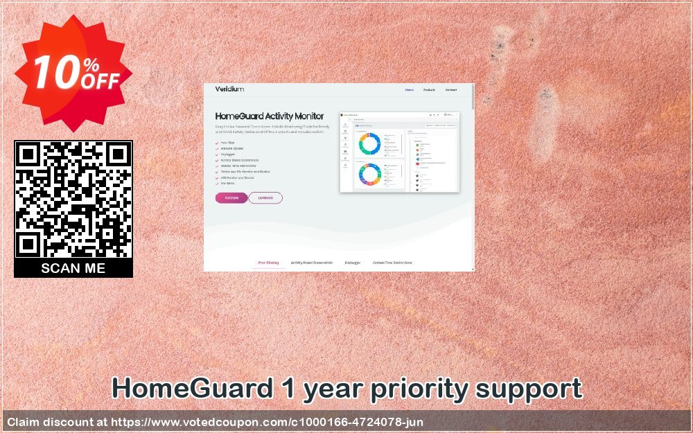 HomeGuard Yearly priority support Coupon, discount 1 year priority support - HomeGuard special discounts code 2024. Promotion: special discounts code of 1 year priority support - HomeGuard 2024