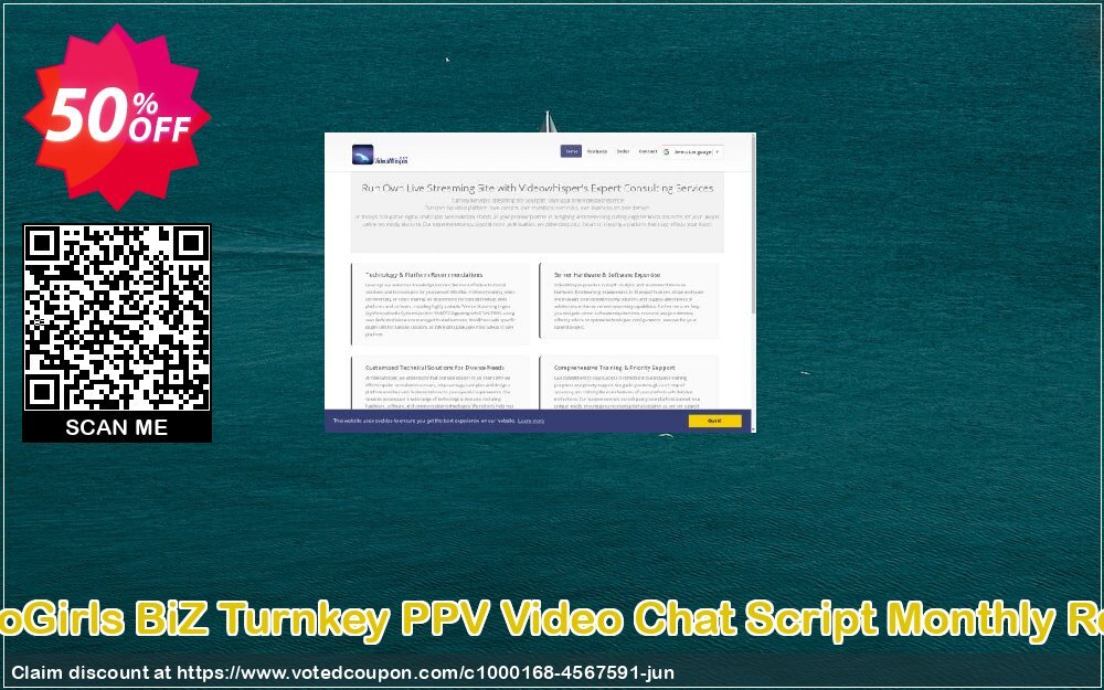 VideoGirls BiZ Turnkey PPV Video Chat Script Monthly Rental Coupon, discount Give Me Five 5% Discount. Promotion: stunning discount code of VideoGirls BiZ Turnkey PPV Video Chat Script Monthly Rental 2024