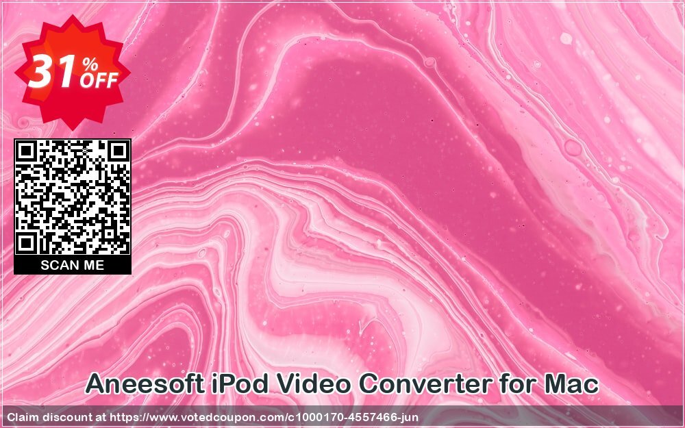 Aneesoft iPod Video Converter for MAC Coupon, discount Aneesoft iPod Video Converter for Mac special sales code 2024. Promotion: special sales code of Aneesoft iPod Video Converter for Mac 2024