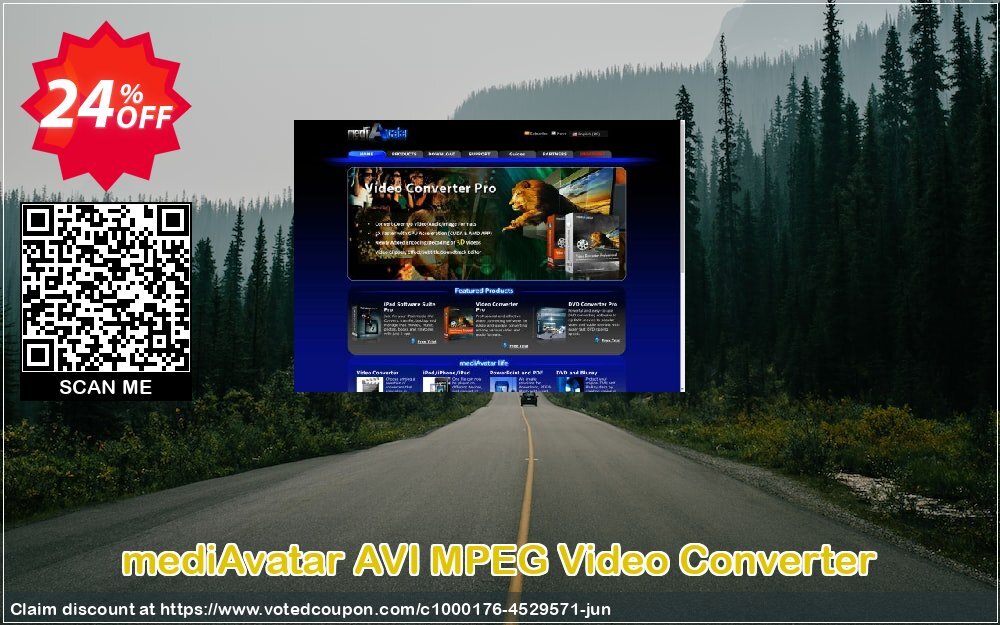 mediAvatar AVI MPEG Video Converter Coupon, discount mediAvatar AVI MPEG Video Converter amazing sales code 2024. Promotion: amazing sales code of mediAvatar AVI MPEG Video Converter 2024
